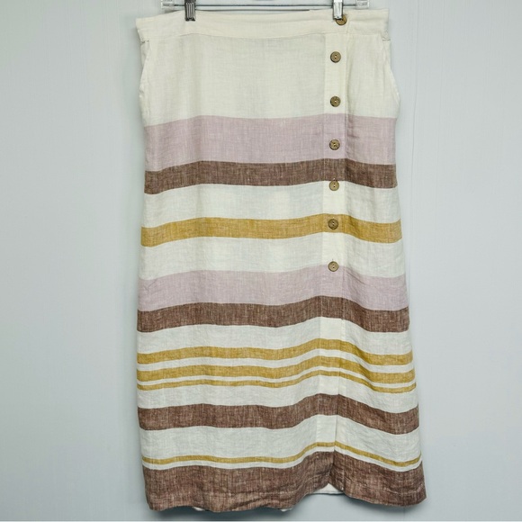 Rachel Zoe 100% Linen Skirt - Size XL - Picture 1 of 7